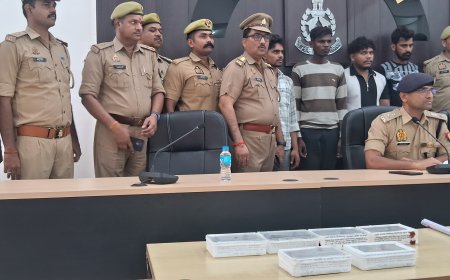 लखनऊ: जनसेवा केंद्र संचालक से लूट का खुलासा, 4 शातिर गिरफ्तार