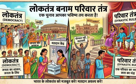भारतीय राजनीति में लोकतंत्र बनाम 'कुलीनतंत्र': क्या राजनीति सिर्फ पारिवारिक विरासत बनकर रह गई है?