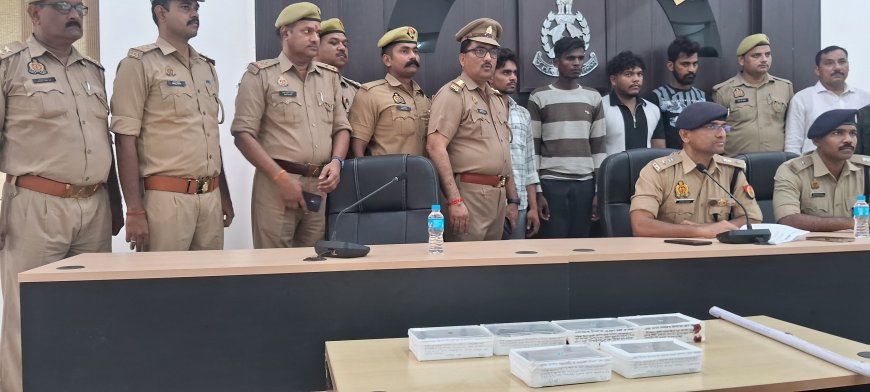 लखनऊ: जनसेवा केंद्र संचालक से लूट का खुलासा, 4 शातिर गिरफ्तार