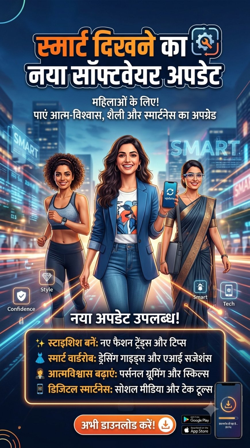 स्मार्ट दिखने का नया 'सॉफ्टवेयर अपडेट