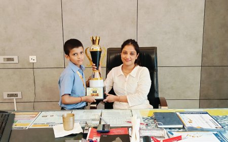 एस.आर. इंटरनेशनल स्कूल एंड स्पोर्ट्स एकेडमी के नन्हे शतरंज प्रतिभावान ने रचा इतिहास, हासिल किया एरिना FIDE मास्टर खिताब