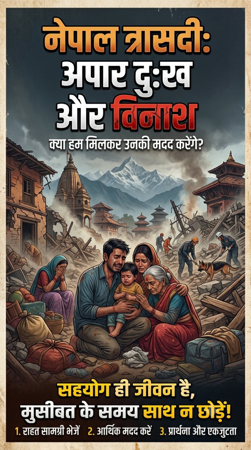 ​हर घर जो कभी खुशियों और सपनों का आशियाना था, आज पानी के तेज बहाव, कीचड़ और मलबे की चपेट में