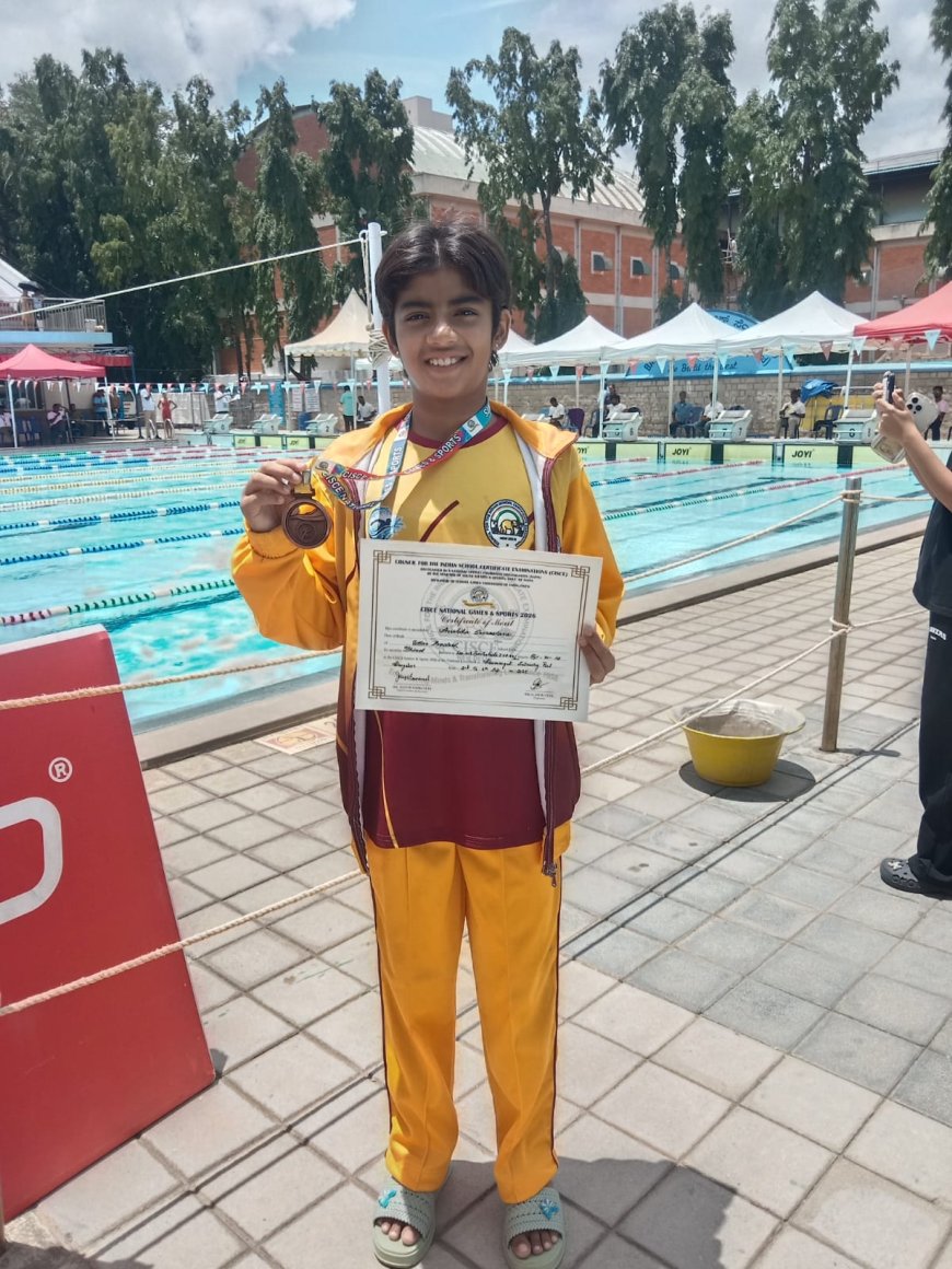 शान्ति नगर की 13 वर्षीय आशिंका श्रीवास्तव ने खेल जगत में बढ़ाई लखनऊ की शान