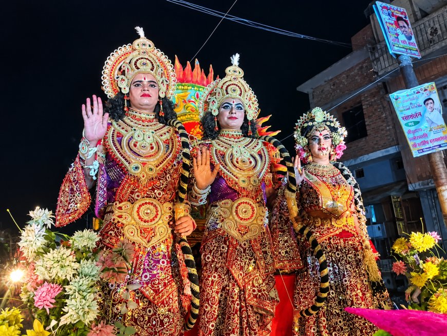 चांदपुर में धूमधाम से निकली श्रीराम बारात, जगह-जगह हुआ स्वागत