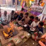 ​सासनी के ततारपुर में कृष्ण-सुदामा मिलन की कथा सुनकर भावुक हुए भक्त